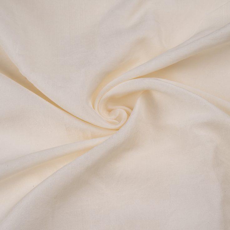 Plain Natural Pure Mulberry Silk 100 GSM Handwoven Fabric