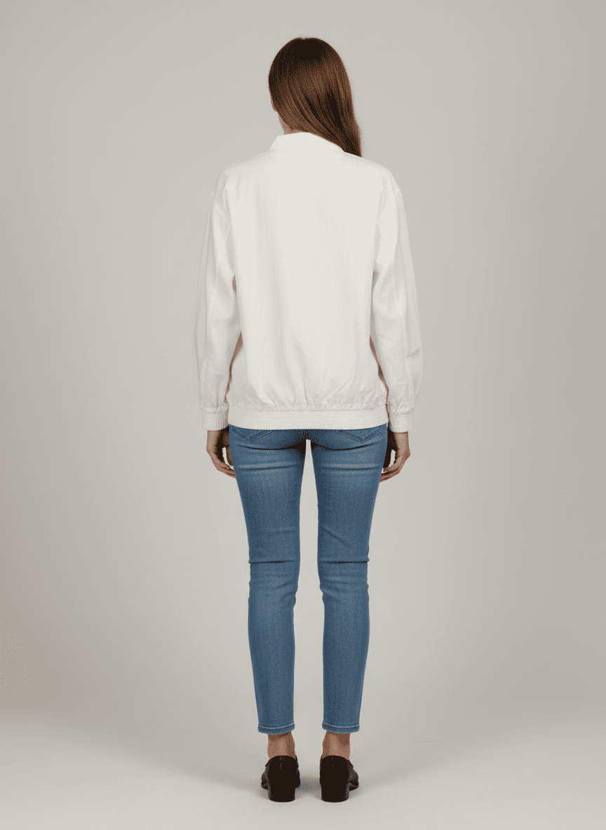 TRACK JACKET WITH FRONT FULL ZIPPER-FRONT SIDE POCKETS