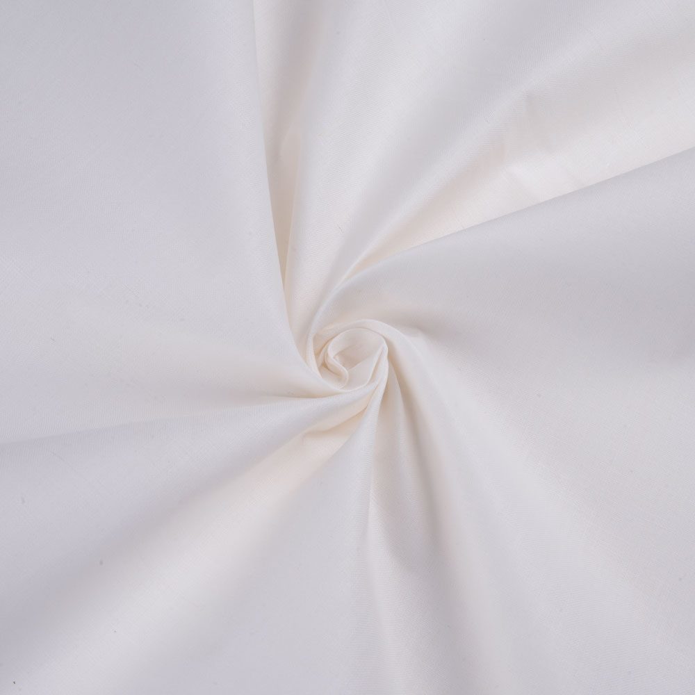 WHITE Calico KHADI COTTON 106 GSM FABRIC - BLEACHED, DYEABLE & 36