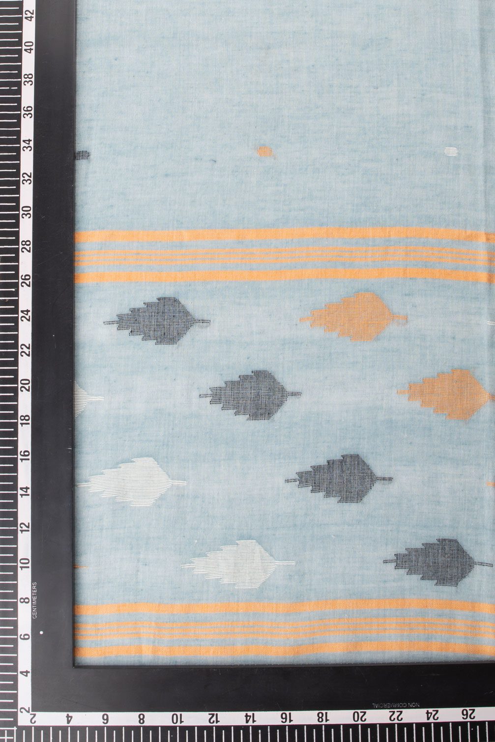 HANDWOVEN BLUE SCARF 95