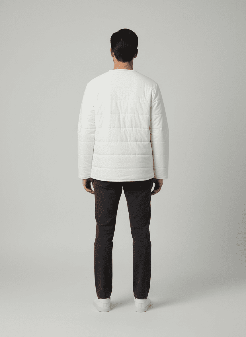 Structured V-Cardigan with Batting