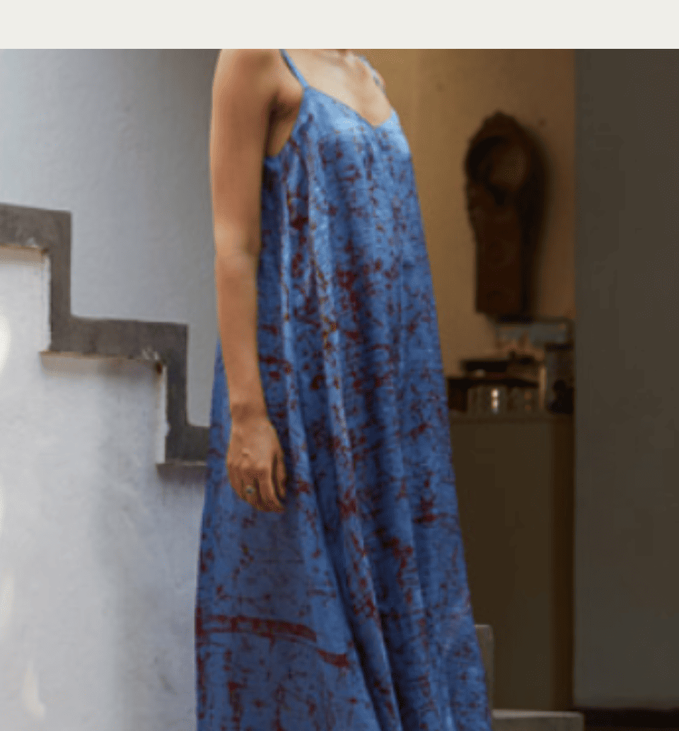Batik Printed Design Dress