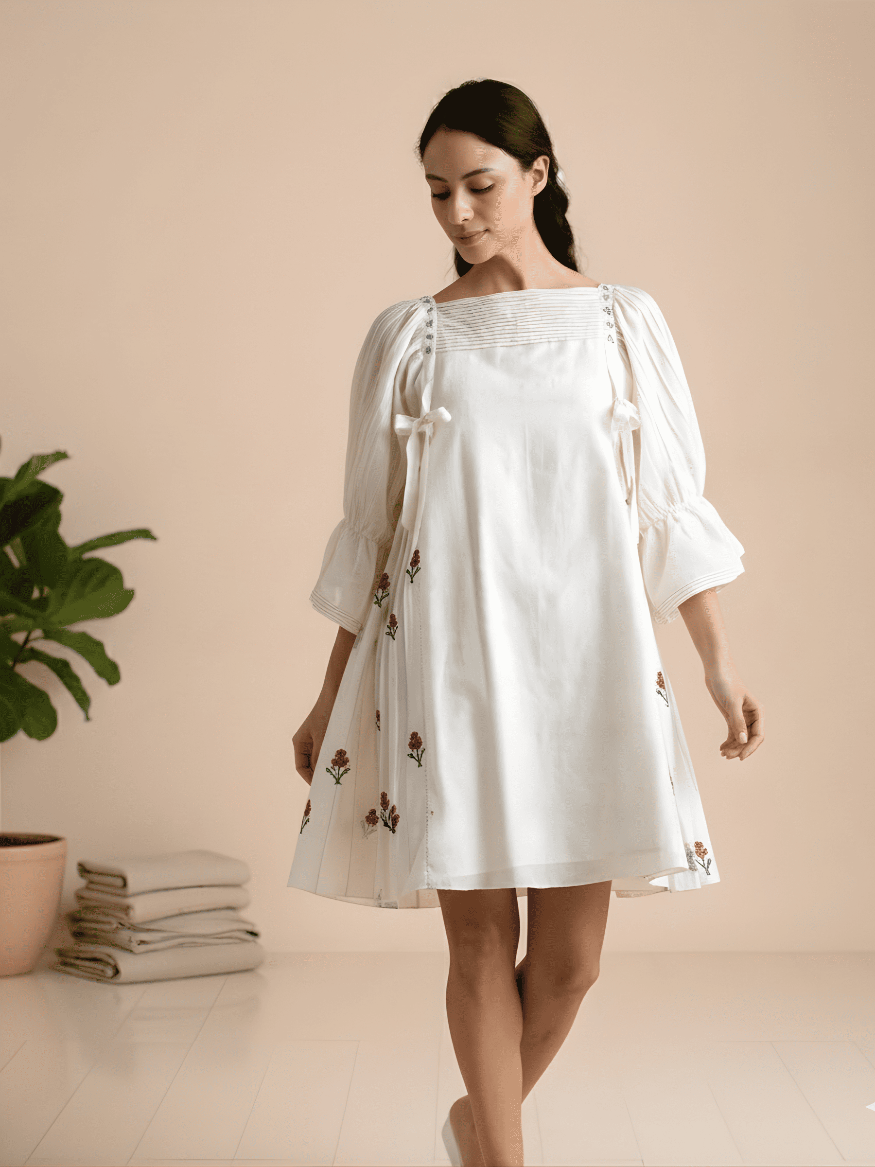 The Rosebud Pintuck Tunic