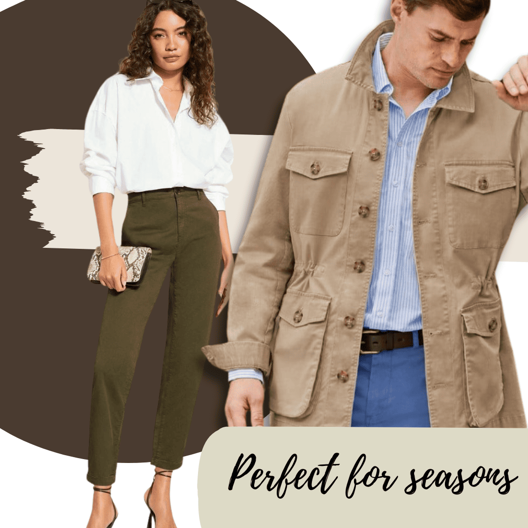  Chino Fabric- utility- Chino Pants- perfect for seasons