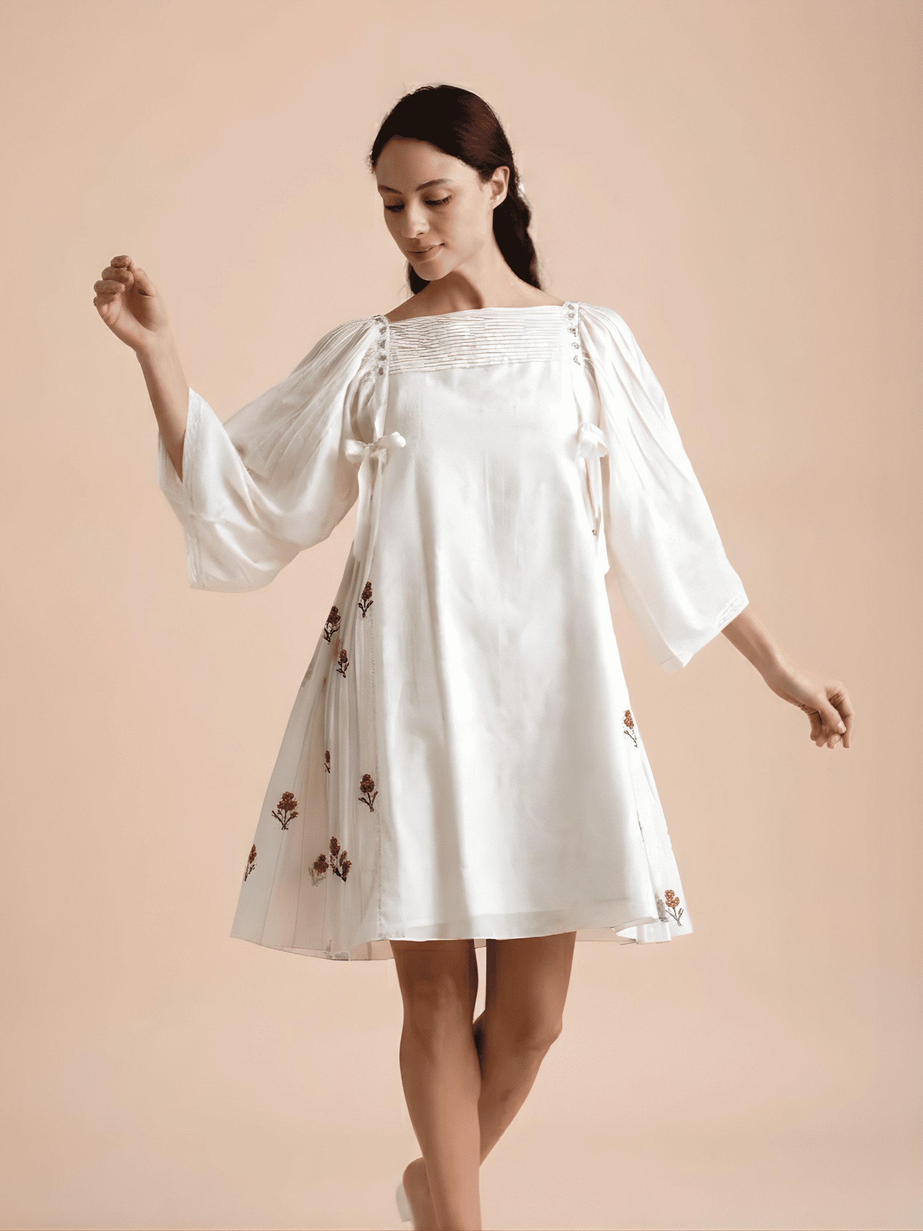 The Rosebud Pintuck Tunic