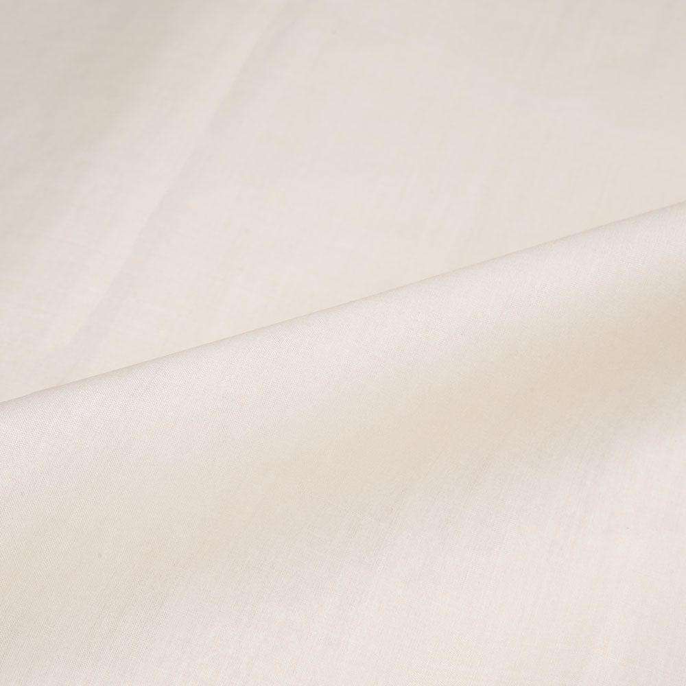 PLAIN NATURAL TUSSAR & ERI SILK BLEND 66 GSM HANDWOVEN FABRIC