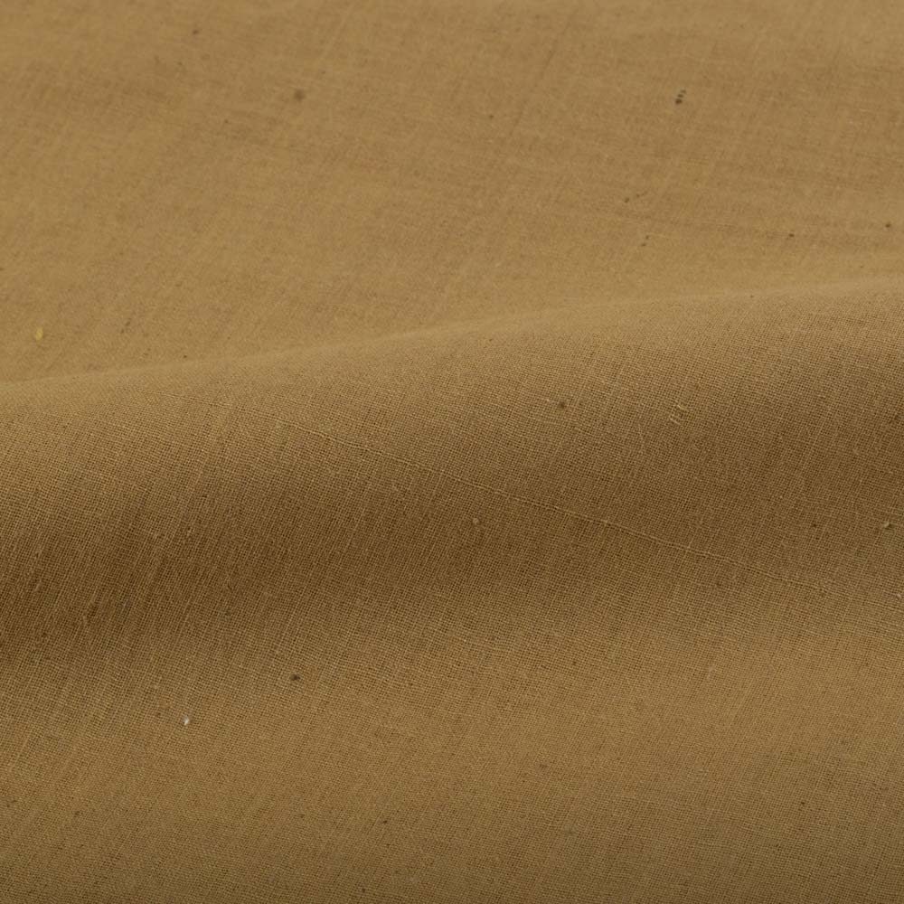 Chambray Yellow Khadi Cotton 62 GSM Handwoven Fabric B18