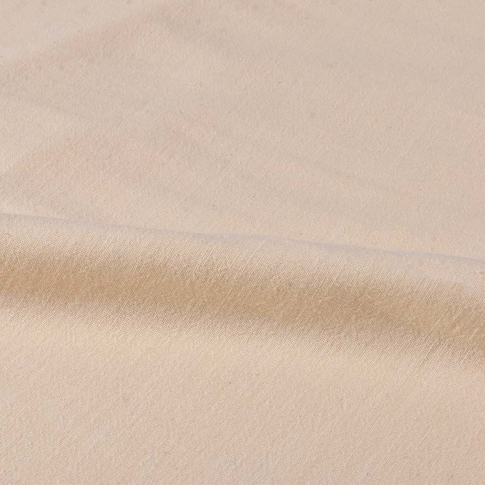 PLAIN CREAM PURE KHADI 142 GSM HANDWOVEN FABRIC