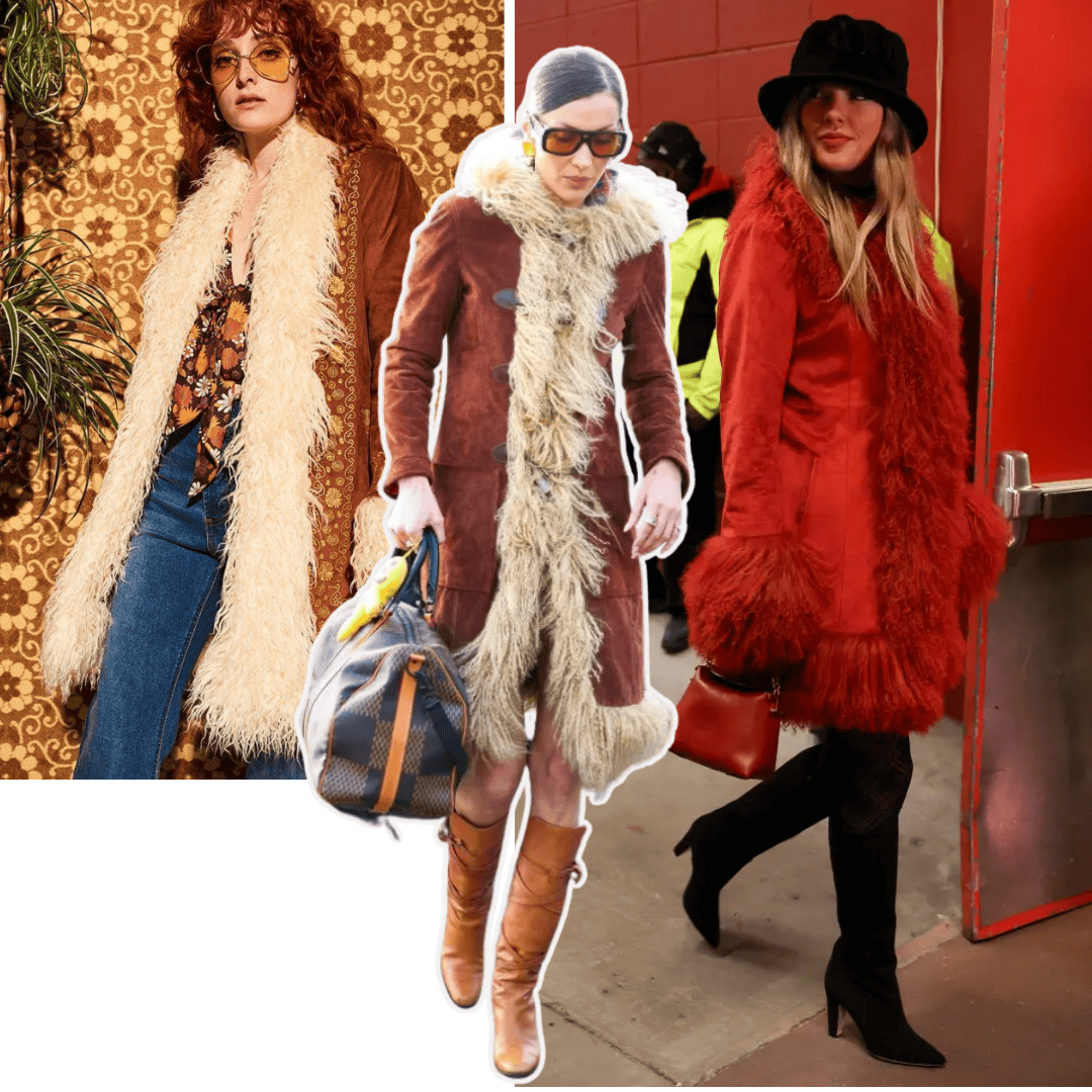Vintage style bohemian coat