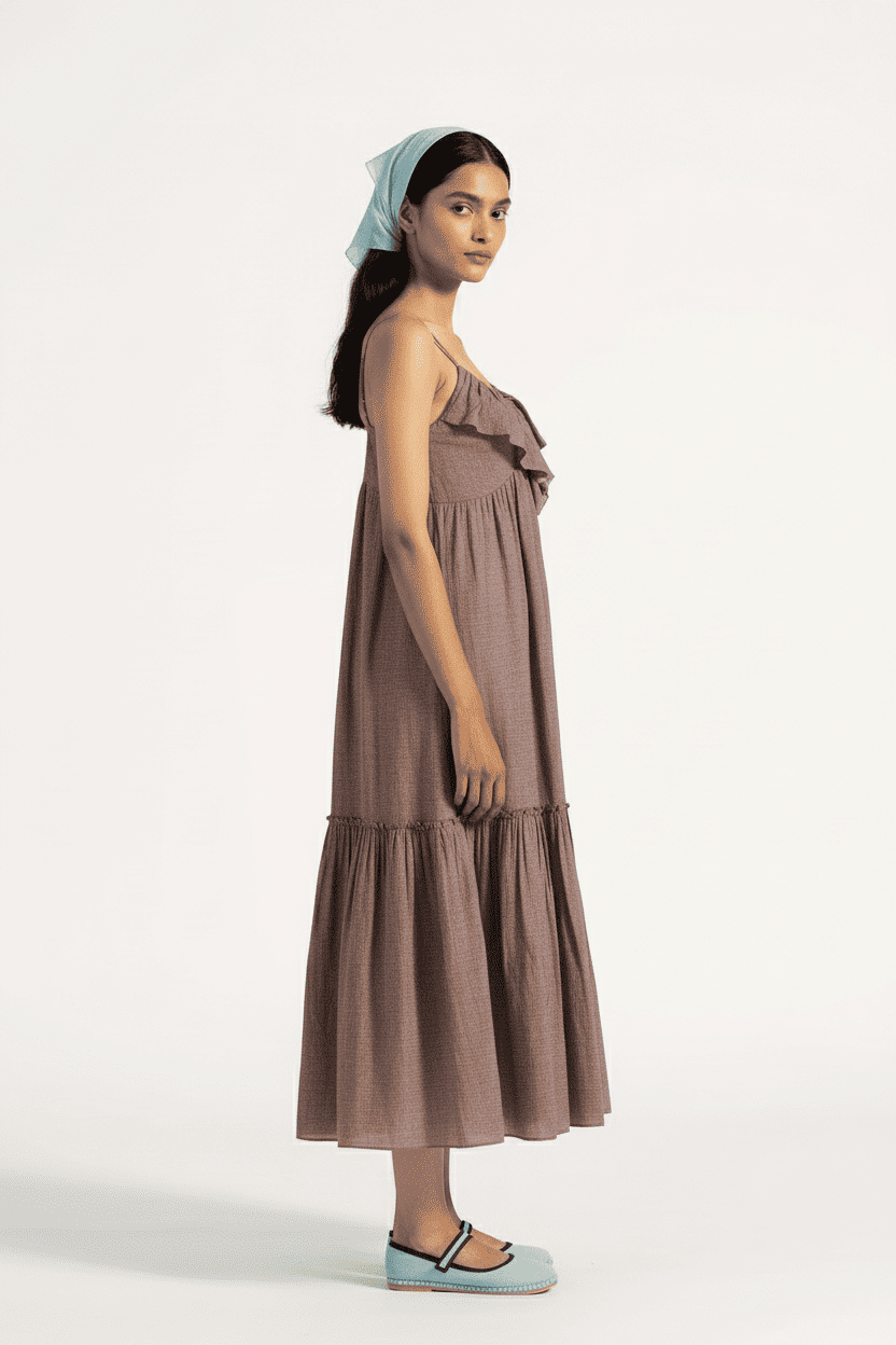 The Dusk Ruffle Dress