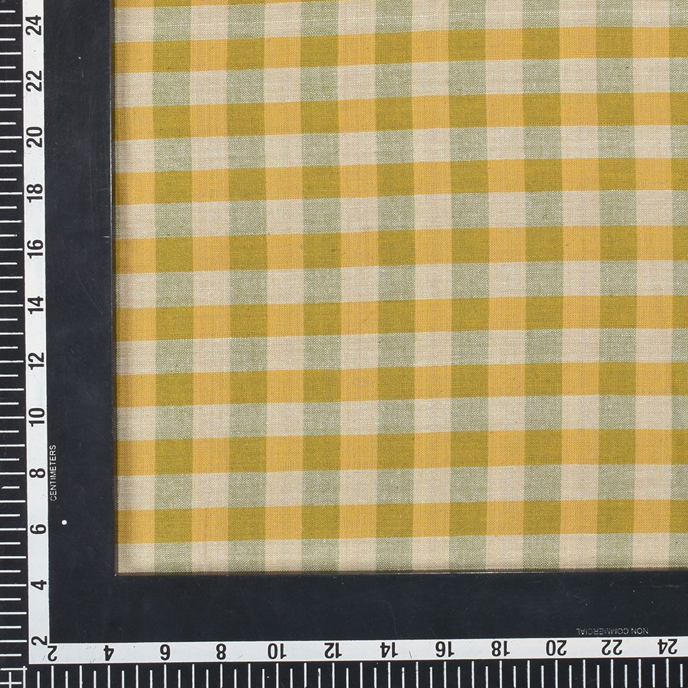 Check Multicolor Pure Cotton 105 GSM Handwoven 664