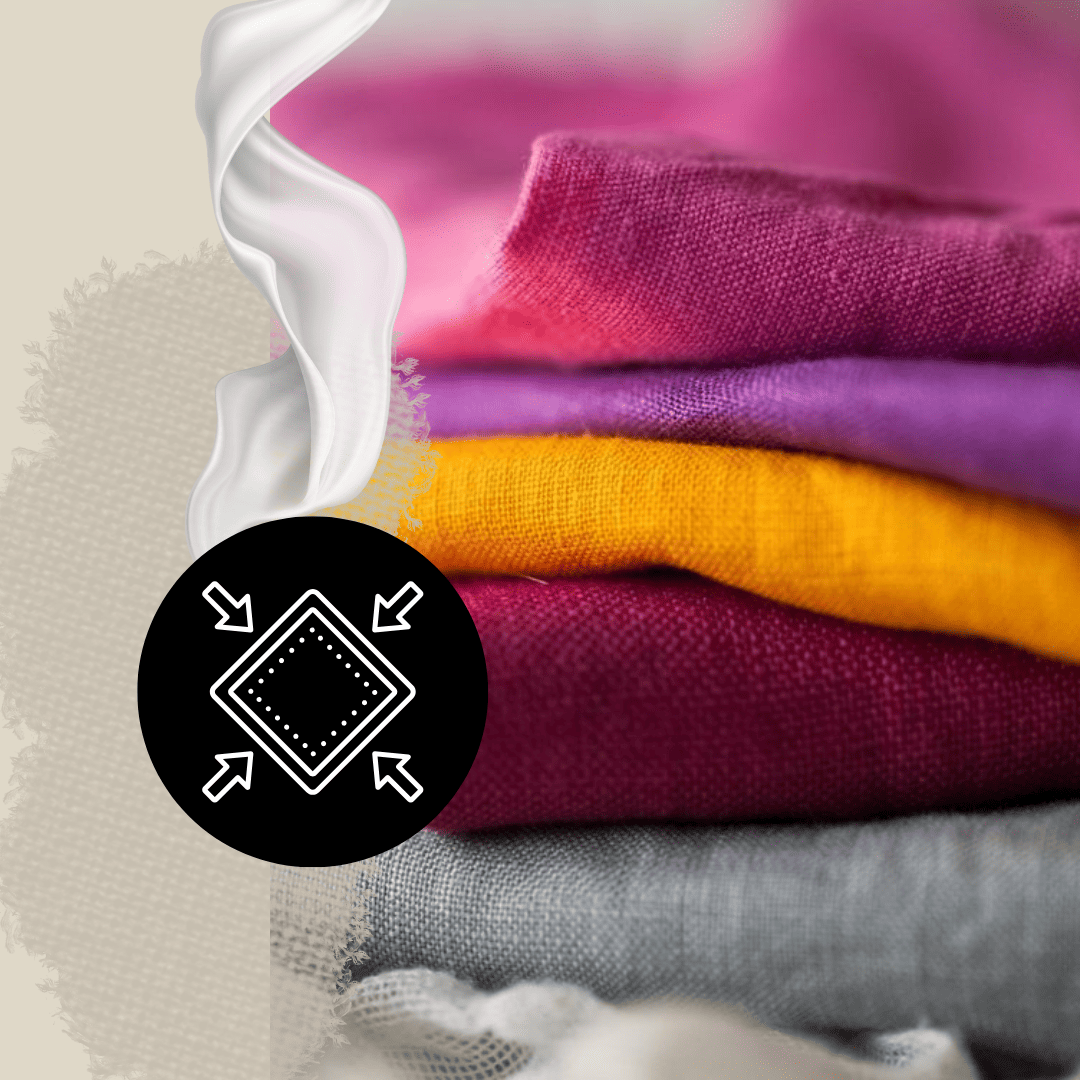 Fabrics composed of fiber blends can present unique challenges