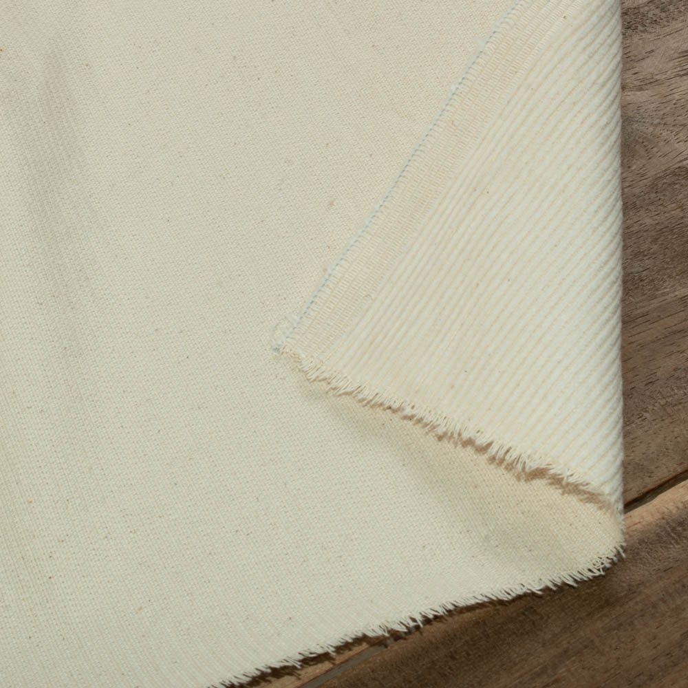 Cream Corduroy Cotton 300 GSM Fabric