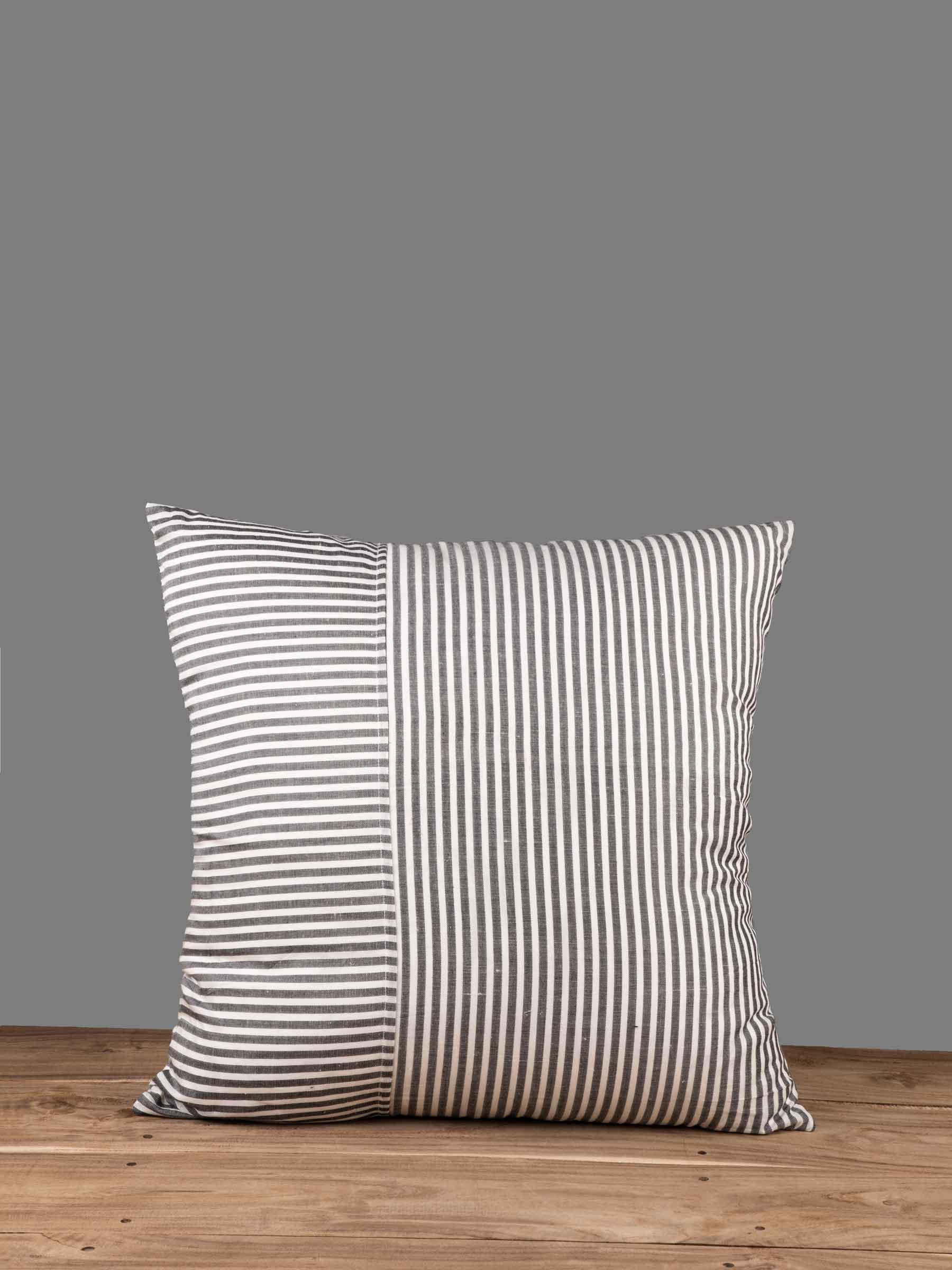 Monochrome Maze Cushion Cover