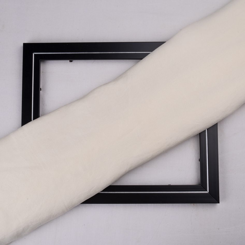 Plain Natural Pure Mulberry Silk 100 GSM Handwoven Fabric