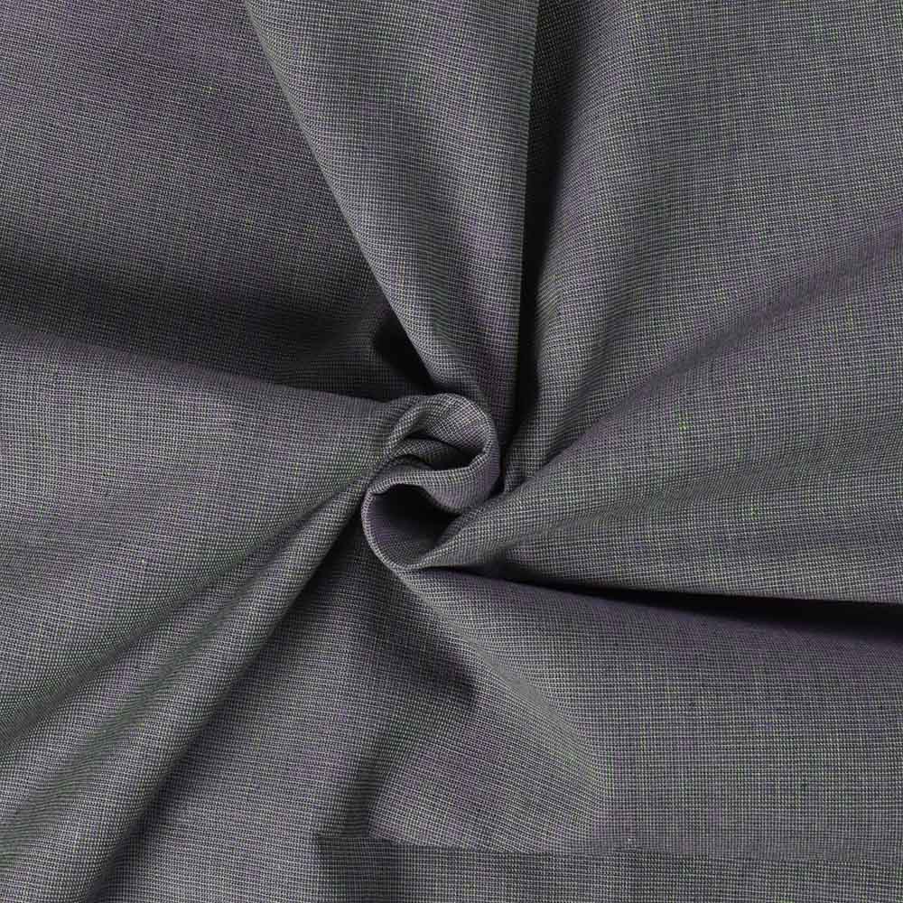 Chambray Grey Pure Cotton 100 GSM Handwoven Fabric 27