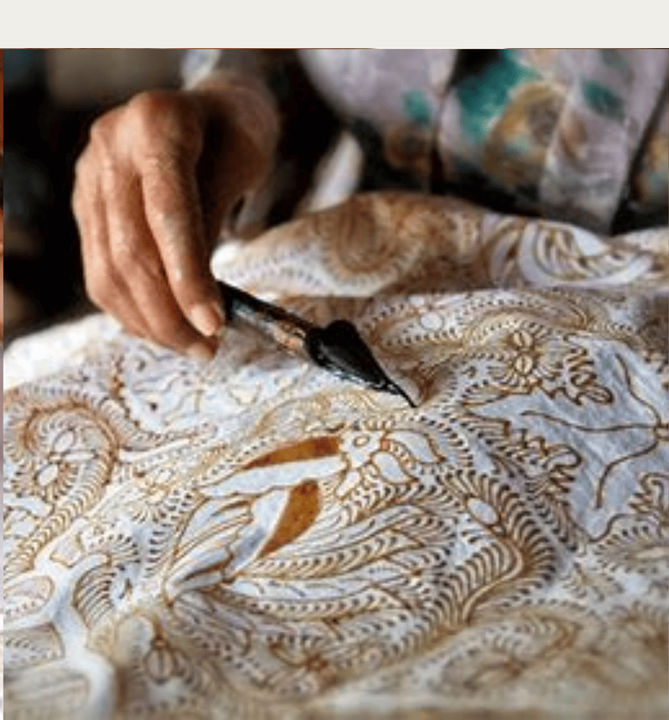 Traditional Batik Hand Printing
