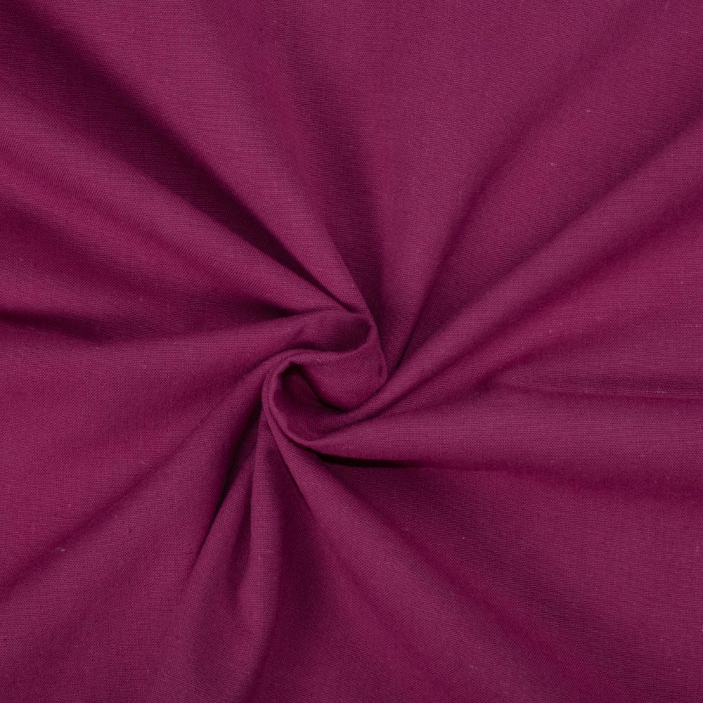 Plain Magenta Khadi Cotton 159 GSM Handwoven Fabric