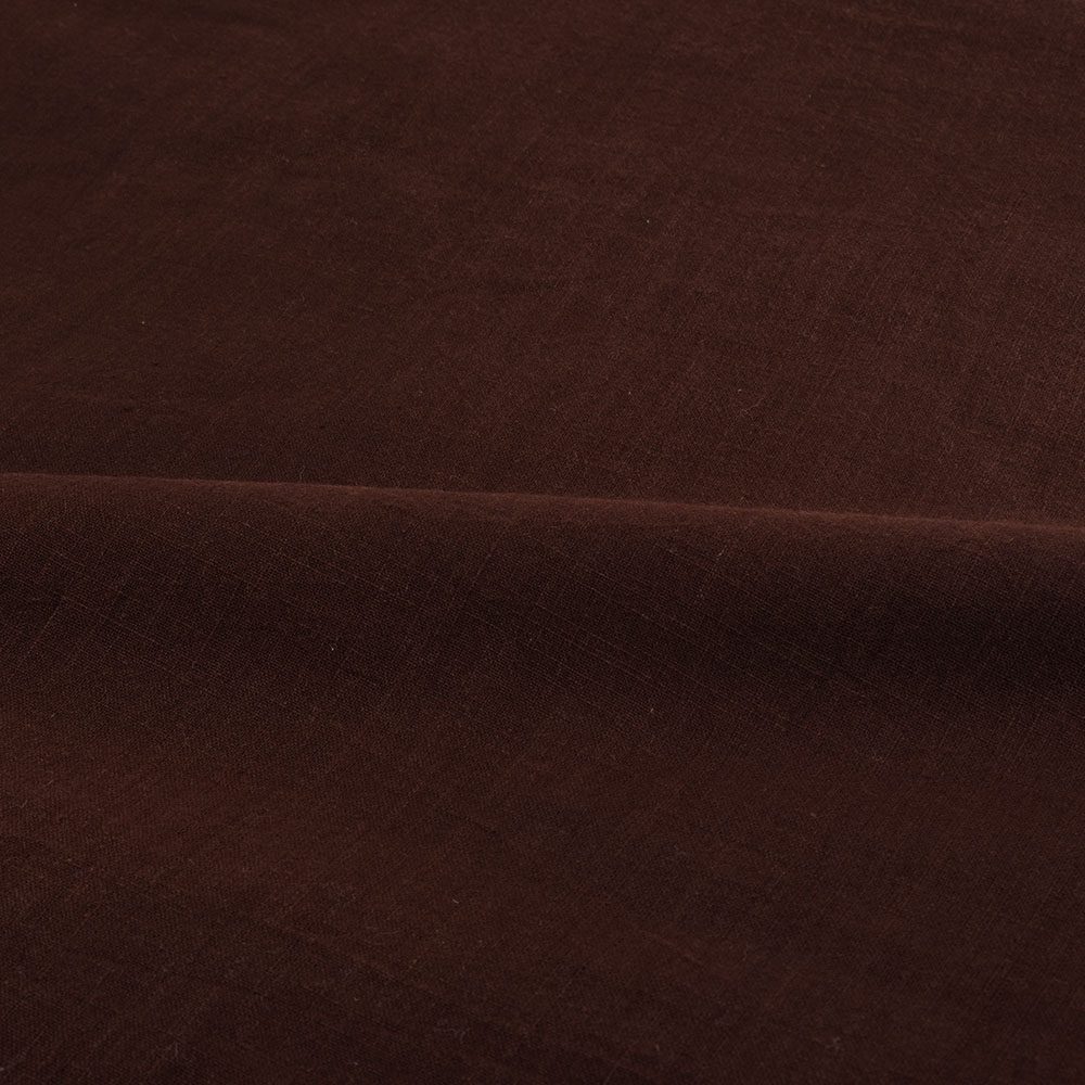 Slub Brown Khadi Fabric - 107 GSM Handspun & Handwoven