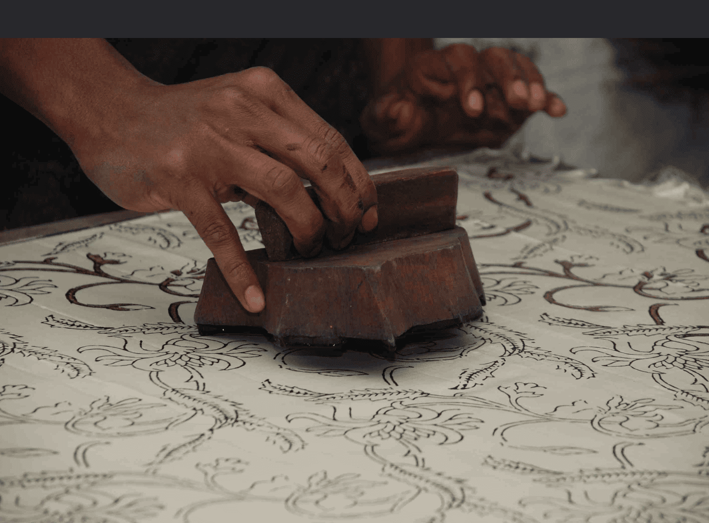 Block Printing Done on Fabric