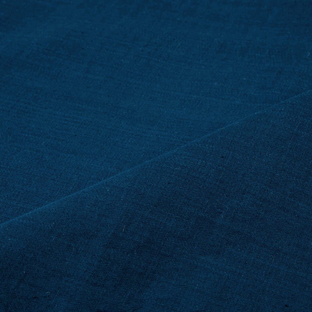 Denim Twill Royal Blue Pure Cotton 118 GSM Handwoven Fabric
