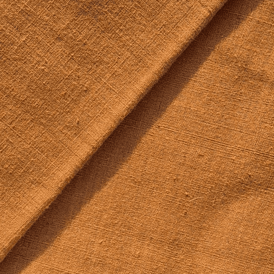Khadi is a handspun, handwoven natural fiber fabric