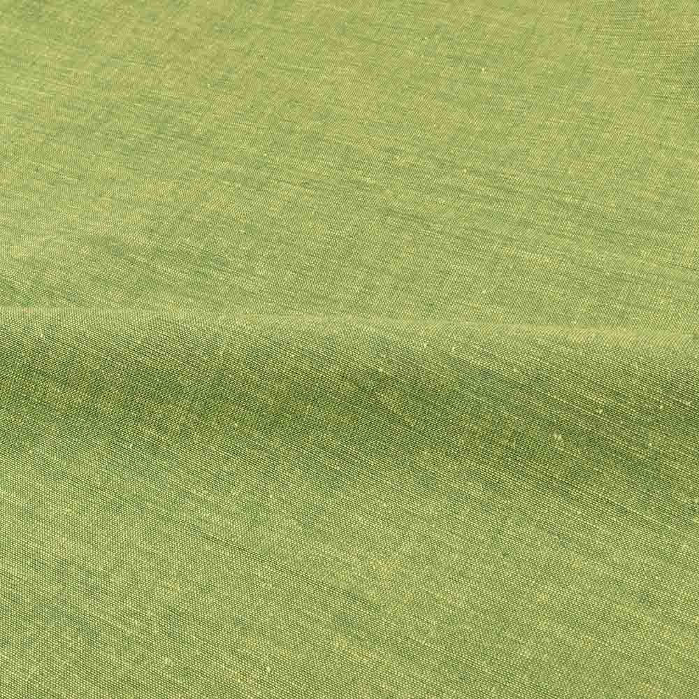 PLAIN GREEN KHADI COTTON 105 GSM HANDWOVEN FABRIC 34