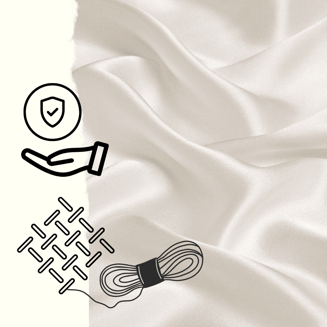 Silk reduction approximately 1% to 3% during laundering