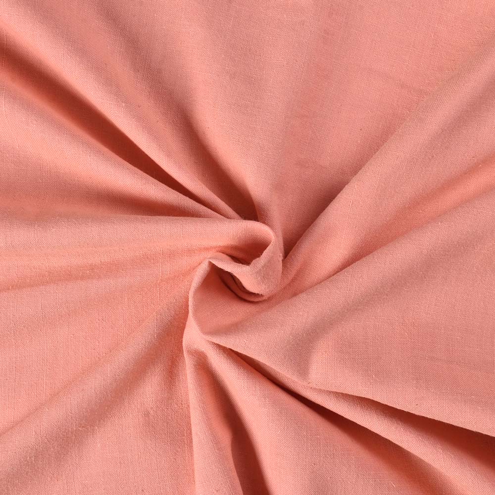Plain Pink Pure Khadi 142 GSM Handwoven Fabric