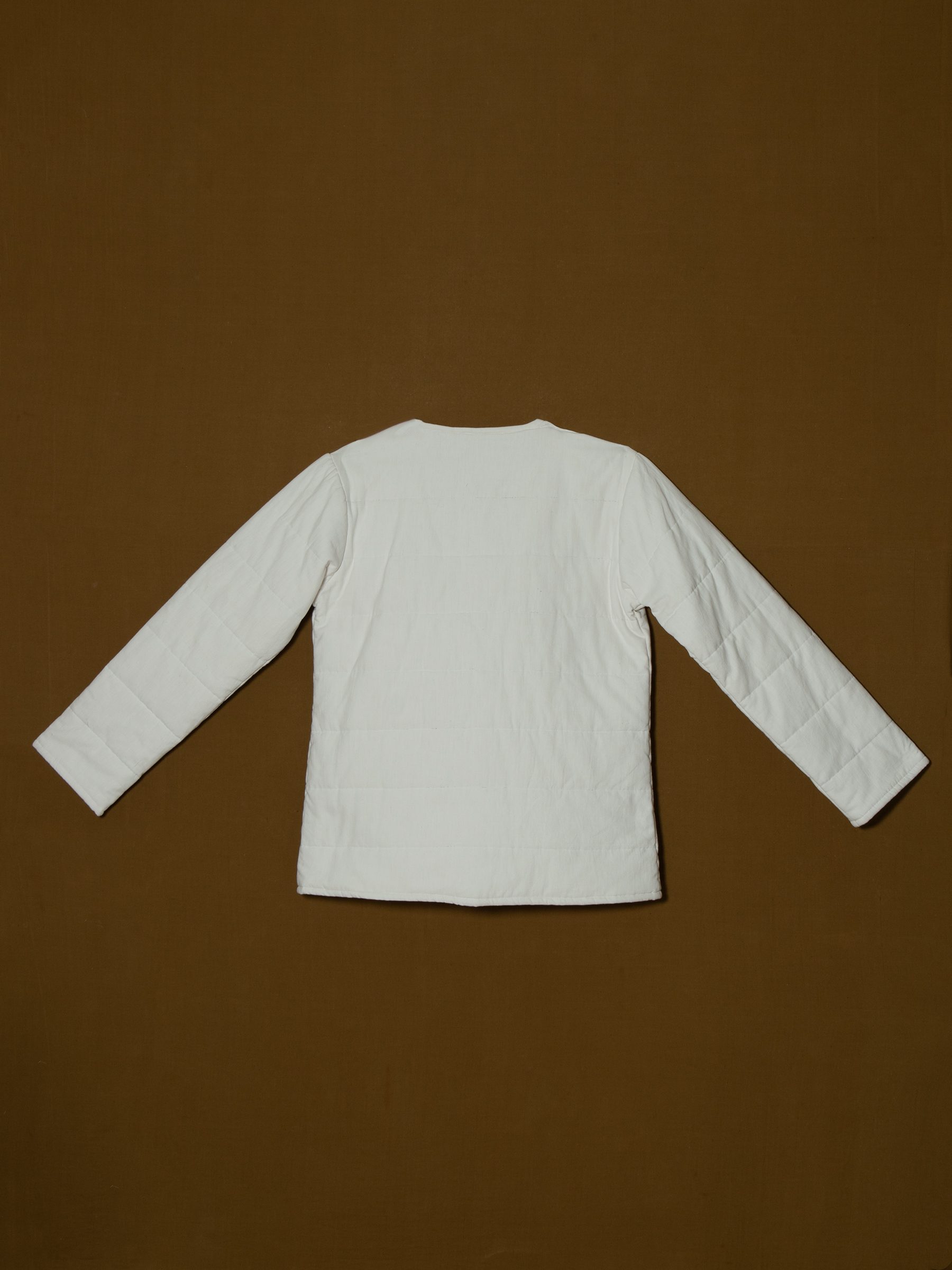 Structured V-Cardigan with Batting