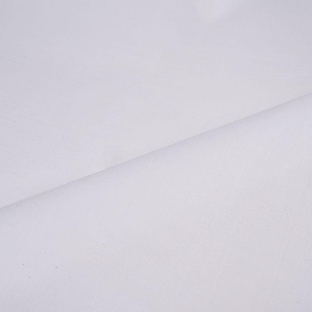 WHITE Calico KHADI COTTON 102 GSM FABRIC - BLEACHED, DYEABLE & 36