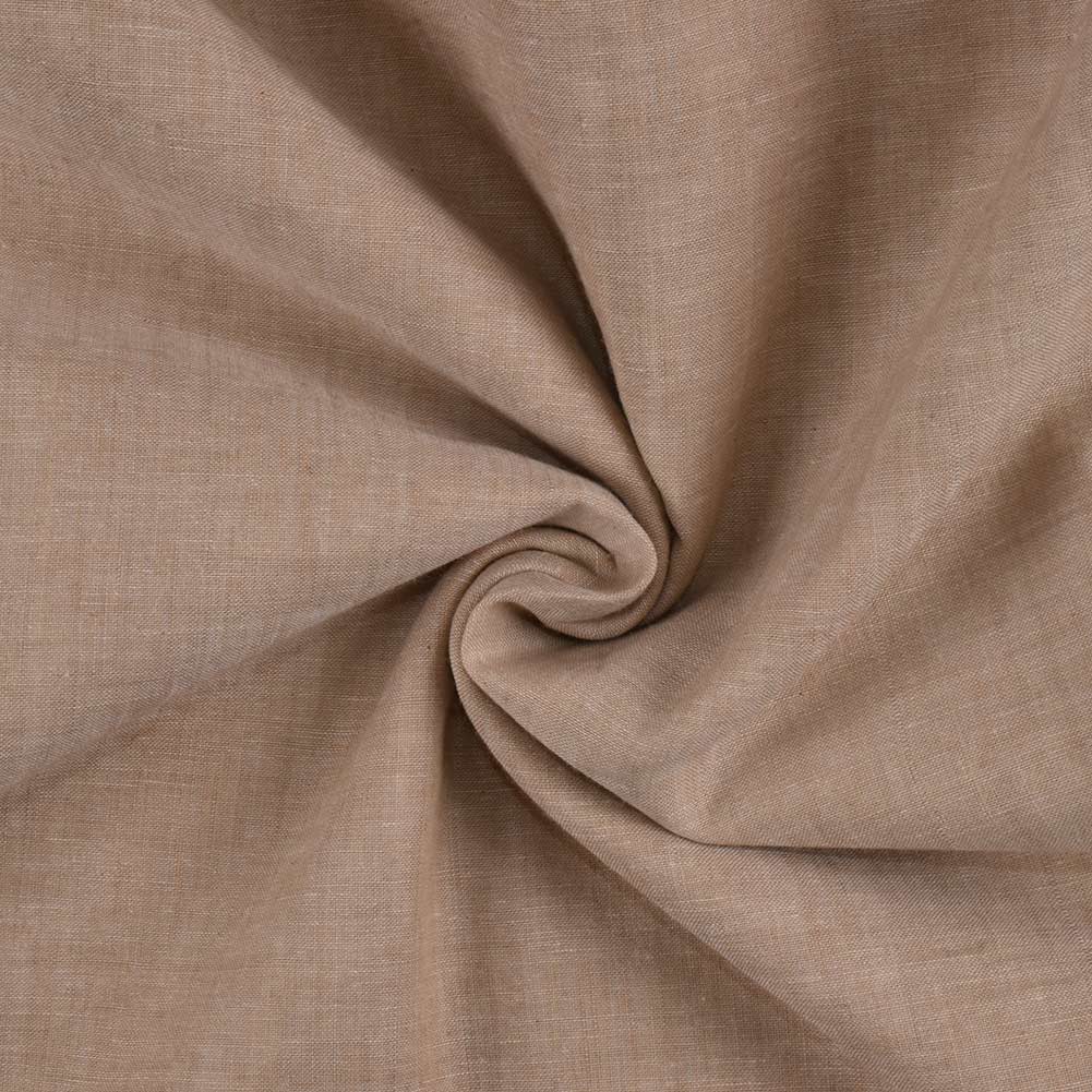 Chambray Beige Khadi Cotton 75 GSM Handwoven Fabric H33