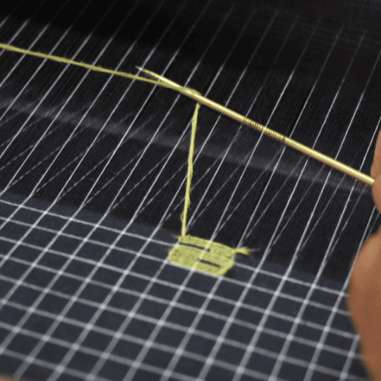 Making jamdani pattern