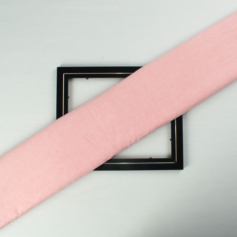 Chambray Pink Pure Cotton 110 GSM Handwoven Fabric 33