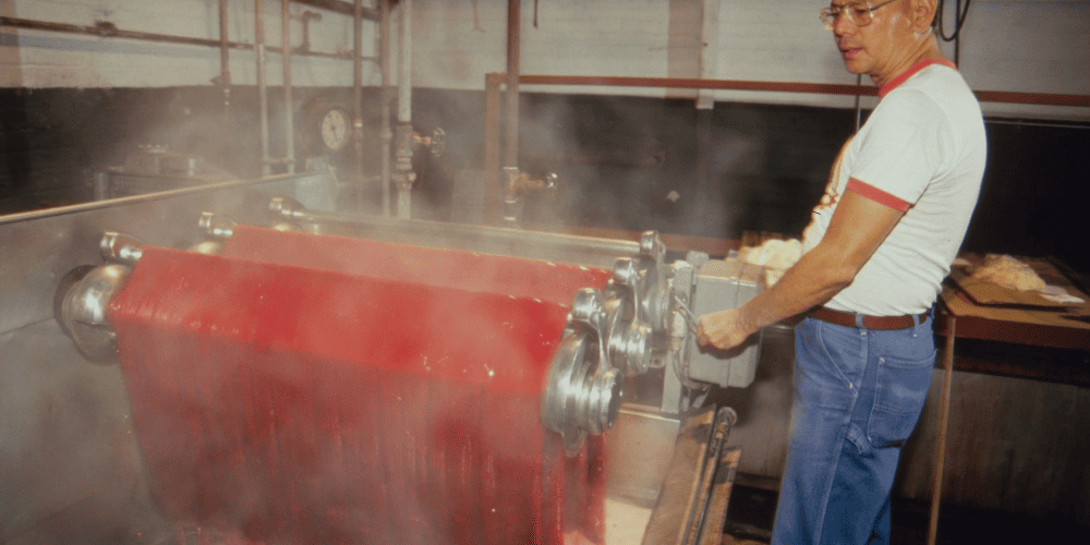 Fabric Dyeing Through Machine
