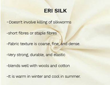 Eri Silk Characteristics