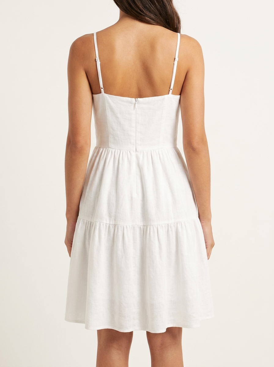 Gathered Bust Dart & Bottom Dress