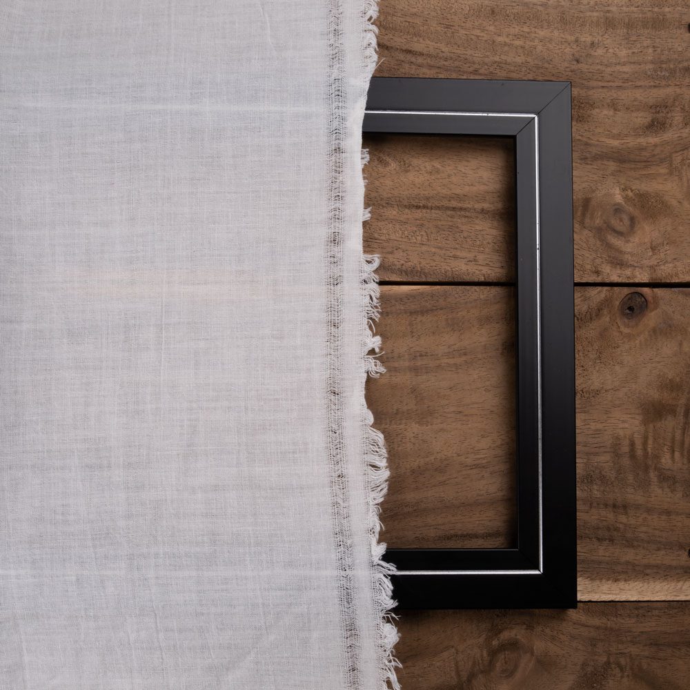 PLAIN WHITE NATURAL ORGANIC KHADI COTTON 167 GSM FABRIC