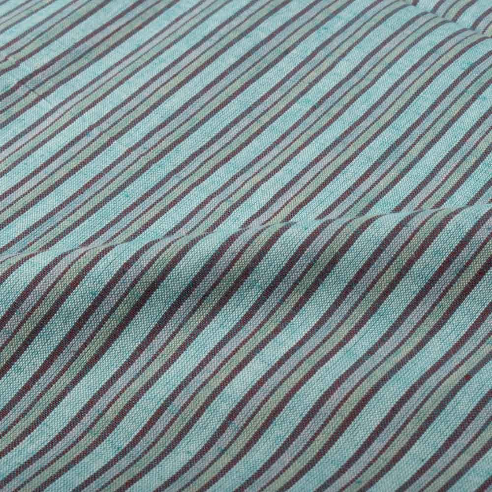 Multicolor Stripe Pure Cotton 100 GSM Handwoven Fabric 441