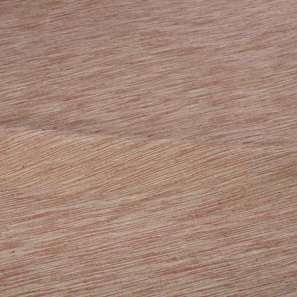 Chambray Brown Khadi Cotton 150 GSM Handwoven Fabric