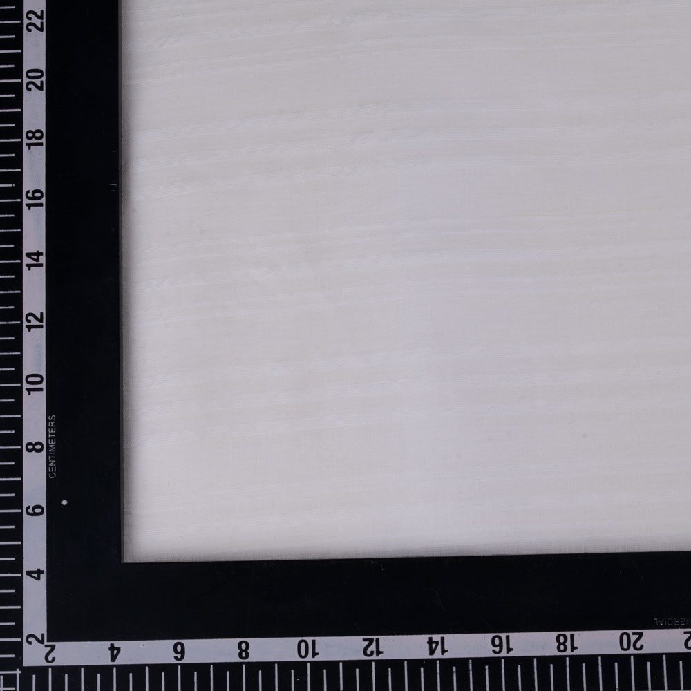 WHITE STRIPE COTTON 77 GSM FABRIC - BLEACHED WHITE & DYEABLE G