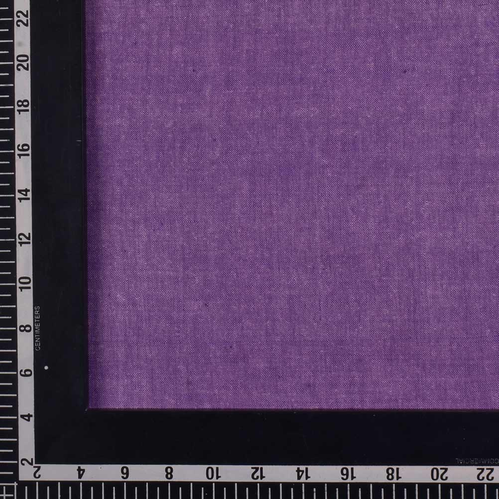 PLAIN PURPLE MATKA SILK & KHADI BLEND 95 GSM HANDWOVEN FABRIC