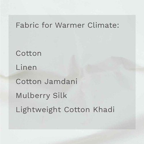 Fabric for Warmer Climate