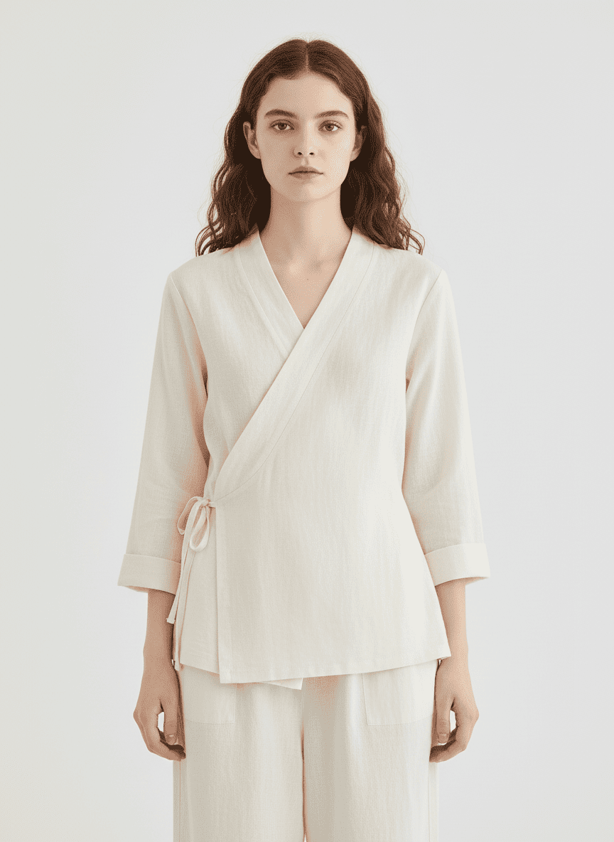 Asymmetric Tie Up Casual Top