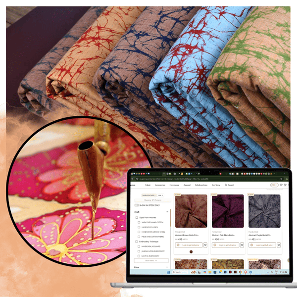 Batik fabric making and sourcing