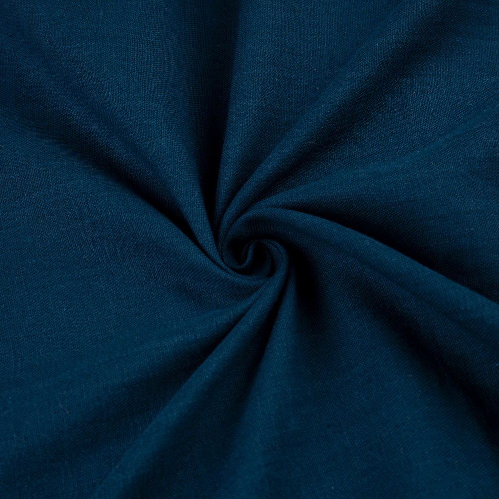 Denim Twill Royal Blue Pure Cotton 118 GSM Handwoven Fabric
