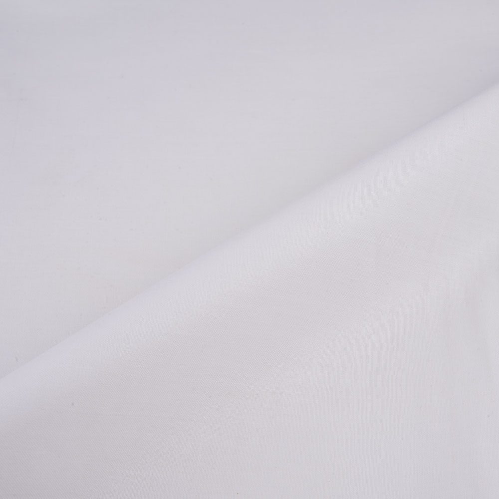 WHITE Calico KHADI COTTON 106 GSM FABRIC - BLEACHED, DYEABLE & 36