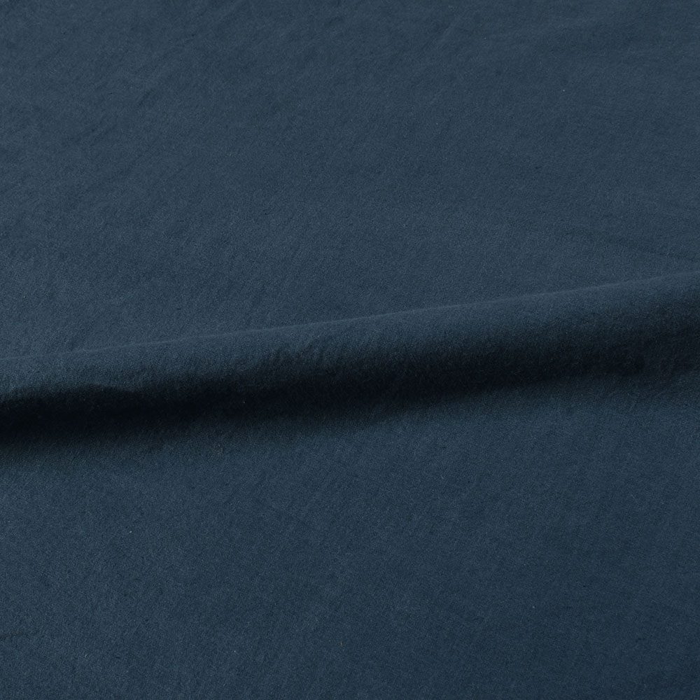 PLAIN MIDNIGHT BLUE PURE COTTON 67 GSM HANDWOVEN FABRIC